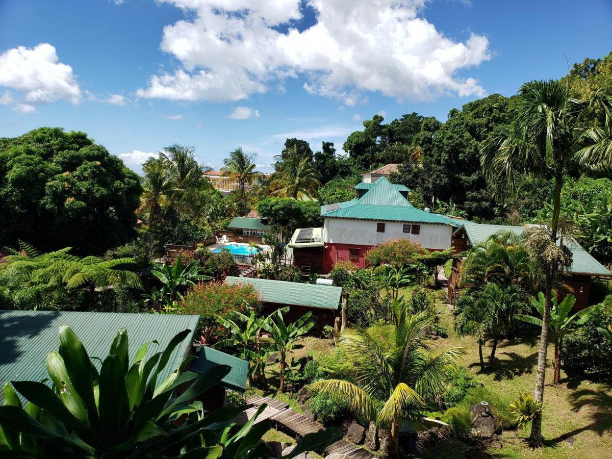 Les Bananes Vertes Ecolodges Saint-Claude Exteriér fotografie