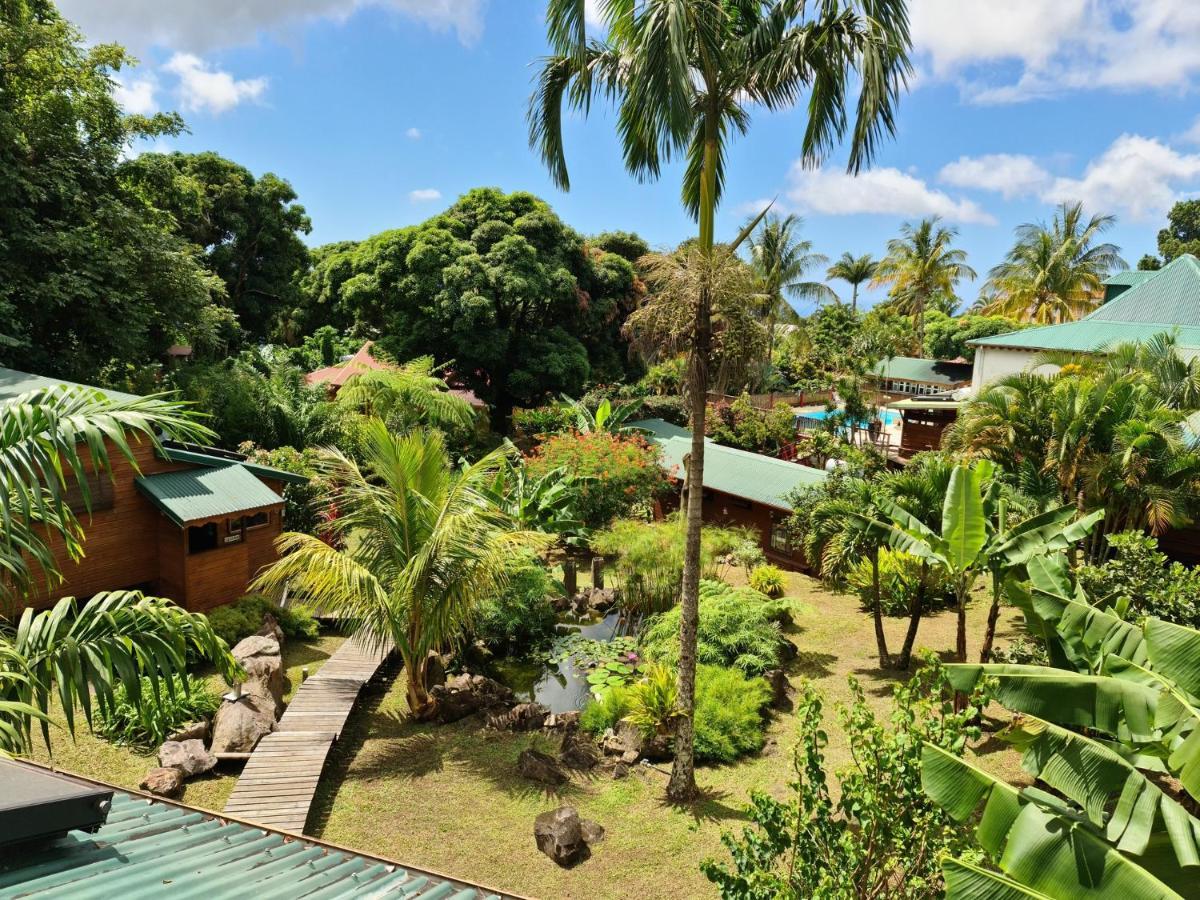 Les Bananes Vertes Ecolodges Saint-Claude Exteriér fotografie
