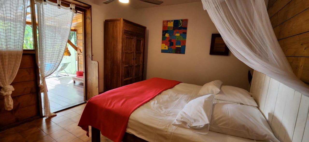 Les Bananes Vertes Ecolodges Saint-Claude Exteriér fotografie